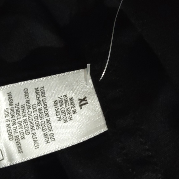 Aeropostale BLACK denim jacket relaxed t-shirt jacket XL - Picture 8 of 11